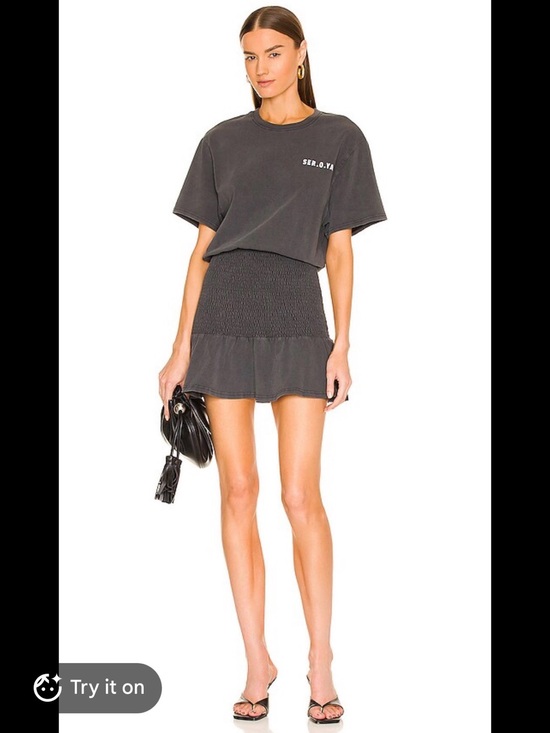 REVOLVE Dresses & Skirts - REVOLVE SEROYA Charcoal Mini Dress NWOT Size Small